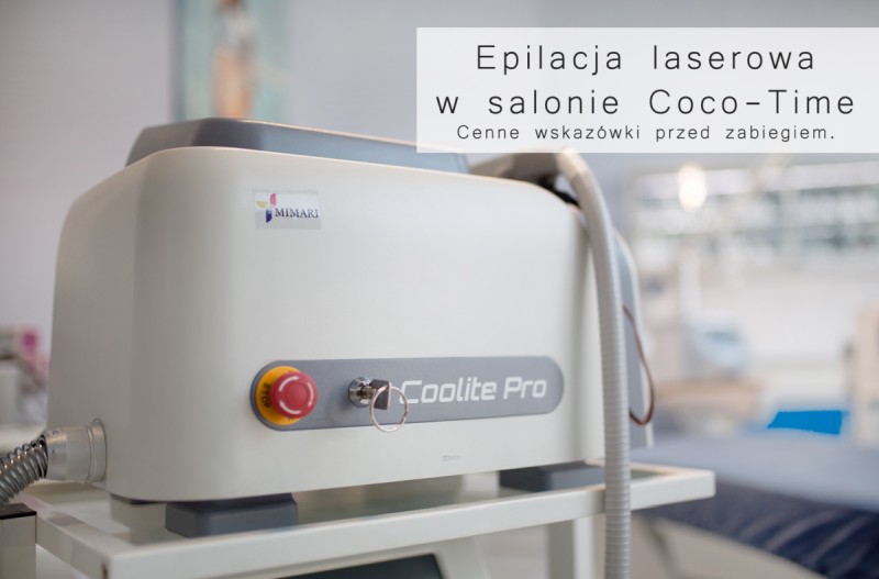 Urządzenie do depilacji laserowej Coolite Pro znajduje się w nowoczesnym salonie, gdzie szczególną uwagę zwraca się na jego sterowanie i branding